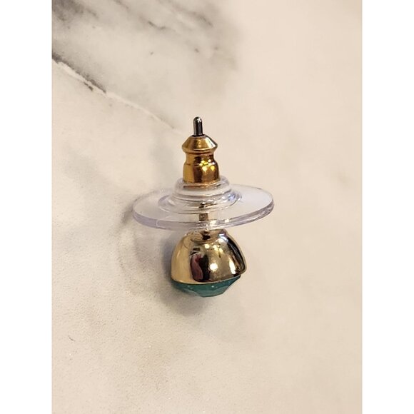 Lonna & Lilly 3-Pair Earrings Set - Green Studs Dragonfly & Gold Drop Earrings - Picture 5 of 9